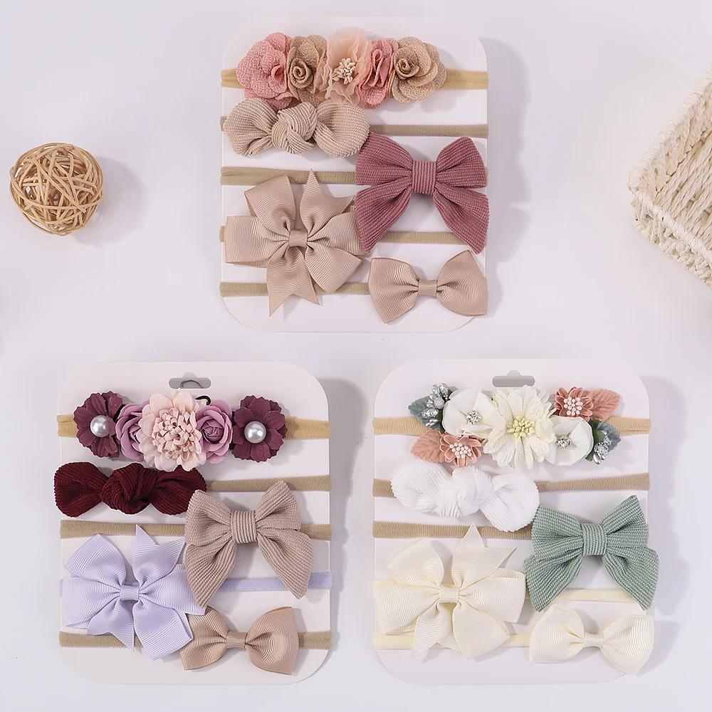  ҳฦ  ź Ӹ ο Bowknot Ʈ Ϸ Ӹ 5 /   Hairbands  ڸ  